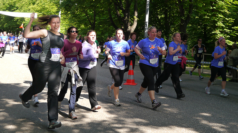 LISI Decathletes partaking in the annual woman's run in Vienna