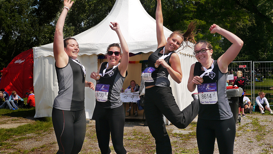 LISI Decathletes partaking in the annual woman's run in Vienna