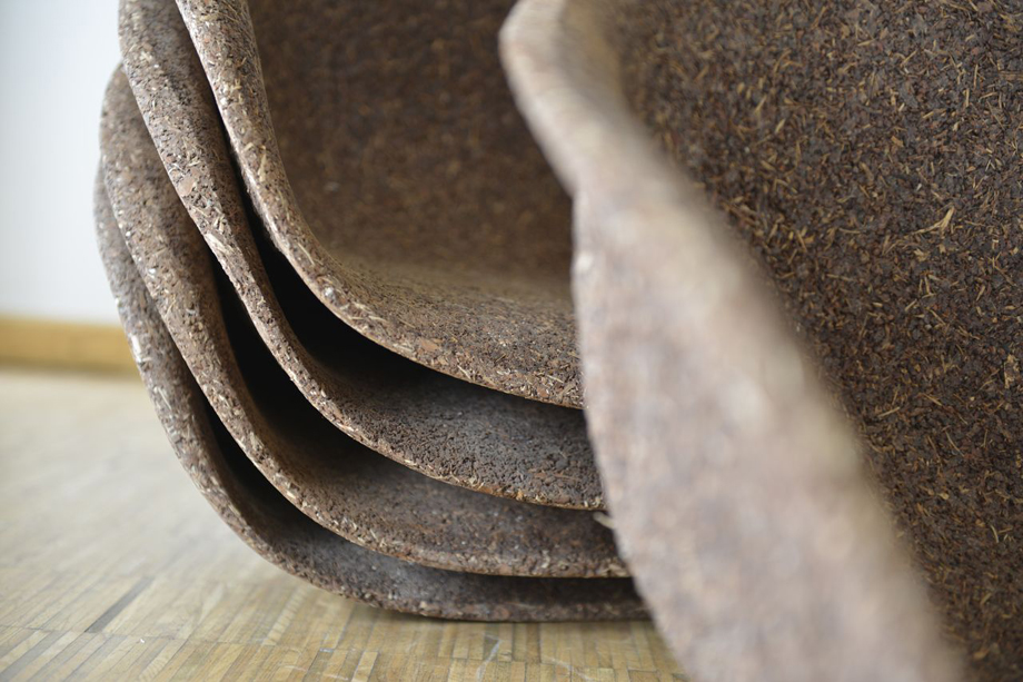 Macroshot of several chairs.