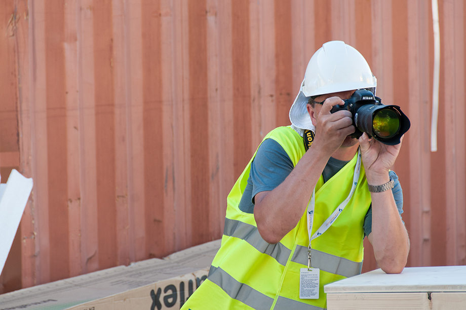 Our photographer taking a photo of another photographer.